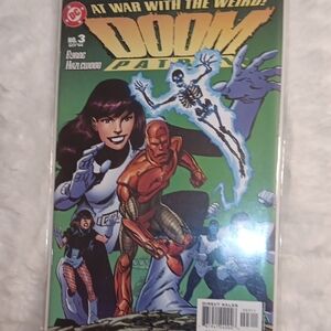 DC Comics Doom Patrol Issue #3 - Green, Orange, Blue Cover